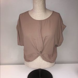 Forever21 Nude Crop Top